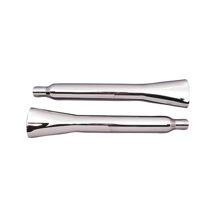 V-Twin Mfg. Wide Oval Muffler Set For Harley Touring 1995-2016