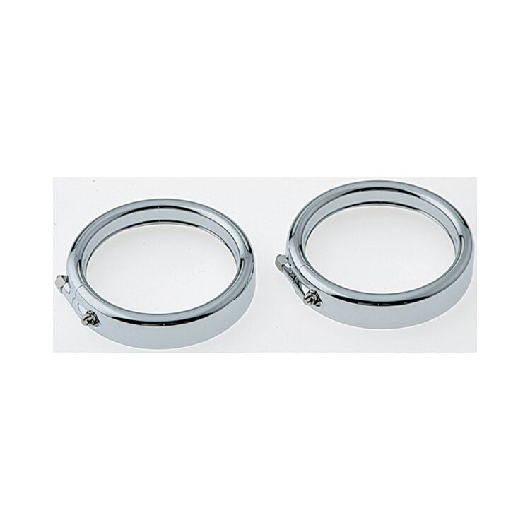 V-Twin Mfg. Frenched Turn Signal Trim Ring Kit