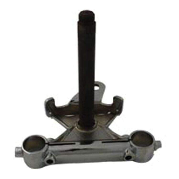 V-Twin Mfg. Lower Chrome Triple Tree For Harley FX 1973-1984