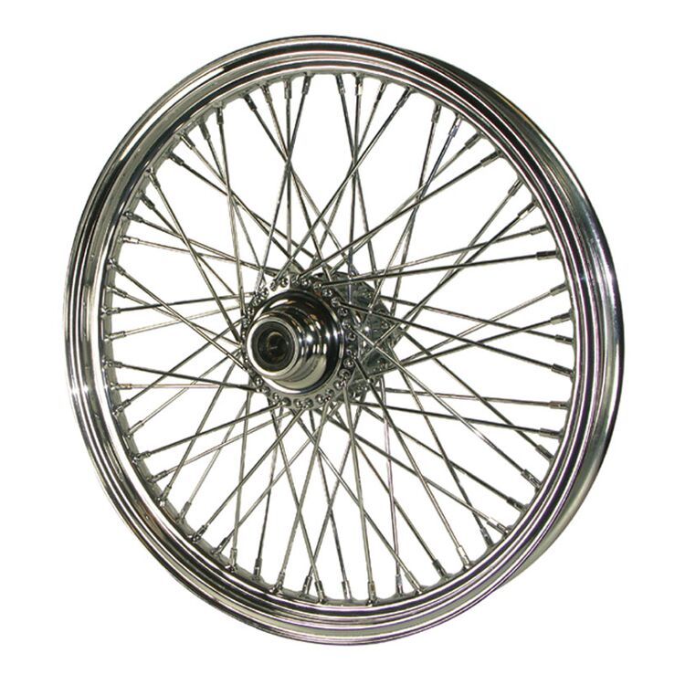Mid-USA 60 Spoke 23" X 3.5" Front Wheel  For Harley Touring 2000-2007