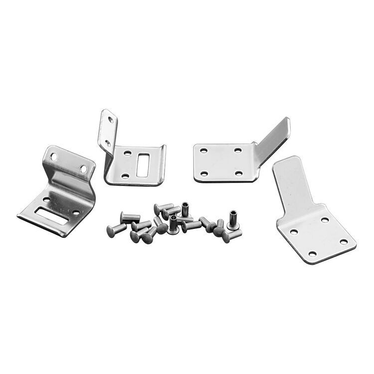 V-Twin Mfg. Late Style Saddlebag Hinge Kit For Harley Touring 1969-1992