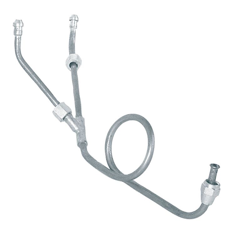 V-Twin Mfg. Steel Gas Line For Harley UL 1937-1939