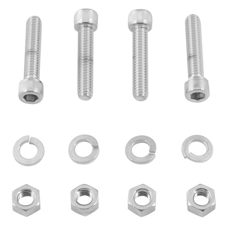 V-Twin Mfg. Chrome Front Fender Mount Kit For Harley FL Softail 1986-1999