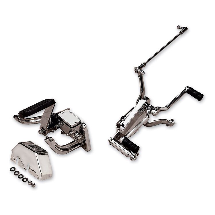 V-Twin Mfg. Shift Side Forward Control And Floorboard Mounting Kit For Harley FL Softail 1986-1999