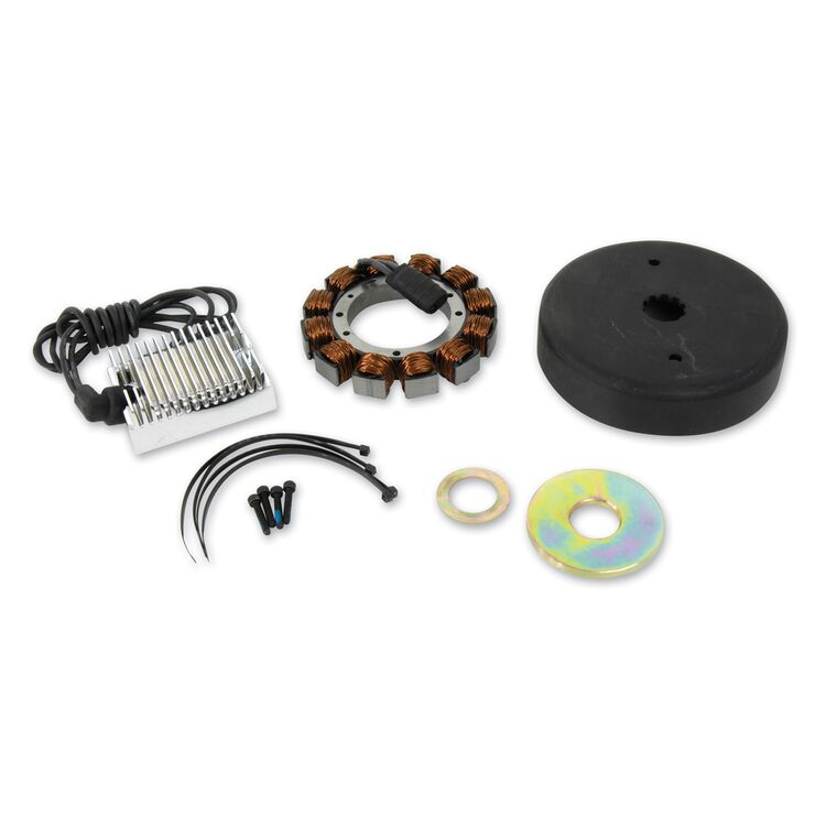 V-Twin Mfg. Complete Charging System Kit For Harley Big Twin 1970-1999