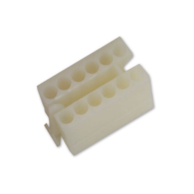 V-Twin Mfg. Wiring Connector Block 12-Pin Socket Insulator