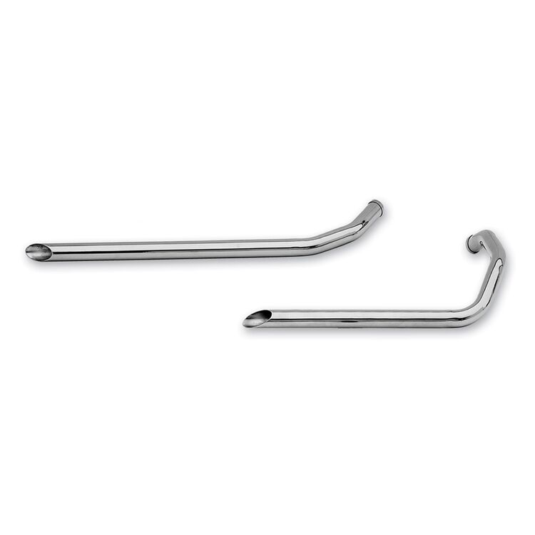 Paughco 40" Shotgun Drag Pipes For Rigid Frame Sportster 1986-2003