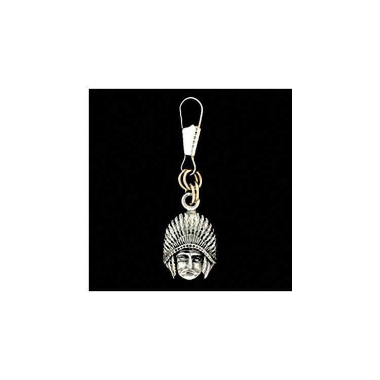 Guardian Bell Indian Chief Zipper Pull