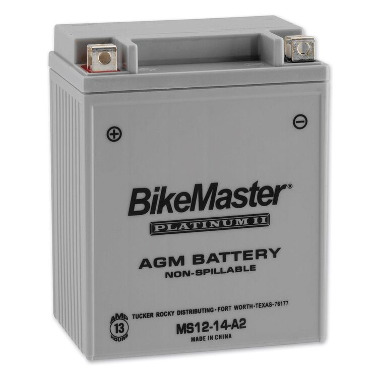BikeMaster AGM Platinum II Battery HTX14AH-FA