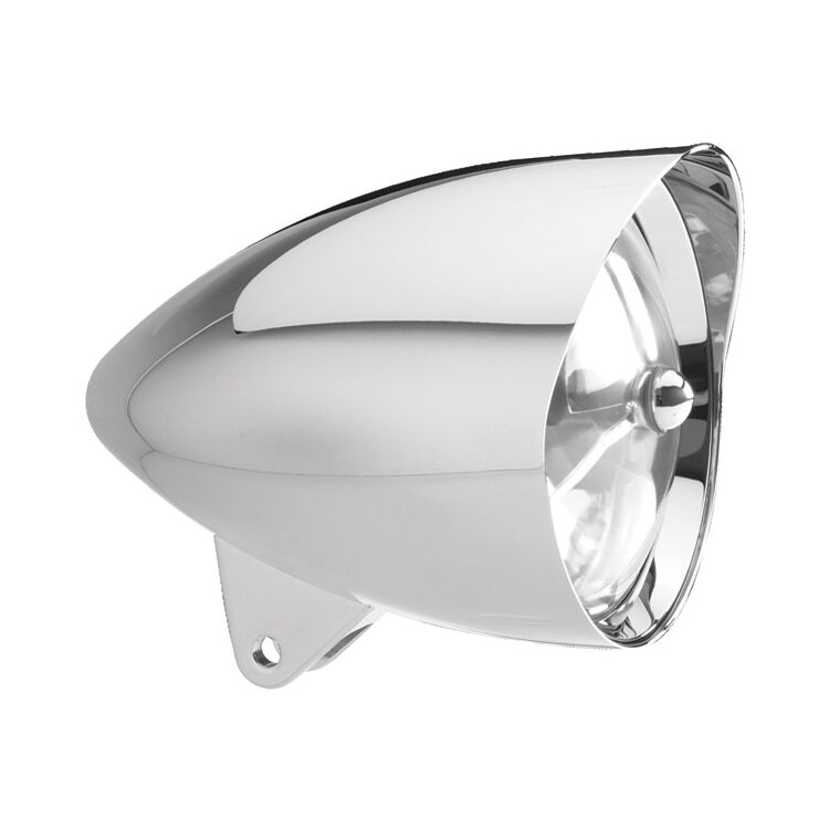 Headwinds 5 3/4" Smooth Concours Mariah Rocket Headlight Housing For Harley 1980-2010