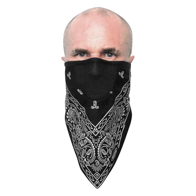 Schampa Technical Wear Facefit Paisley Hook And Loop Face Mask