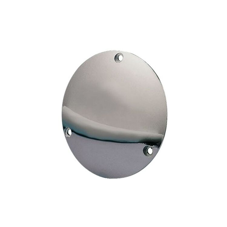 Milwaukee Twins Domed Chrome Derby Cover For Harley 1970-1998