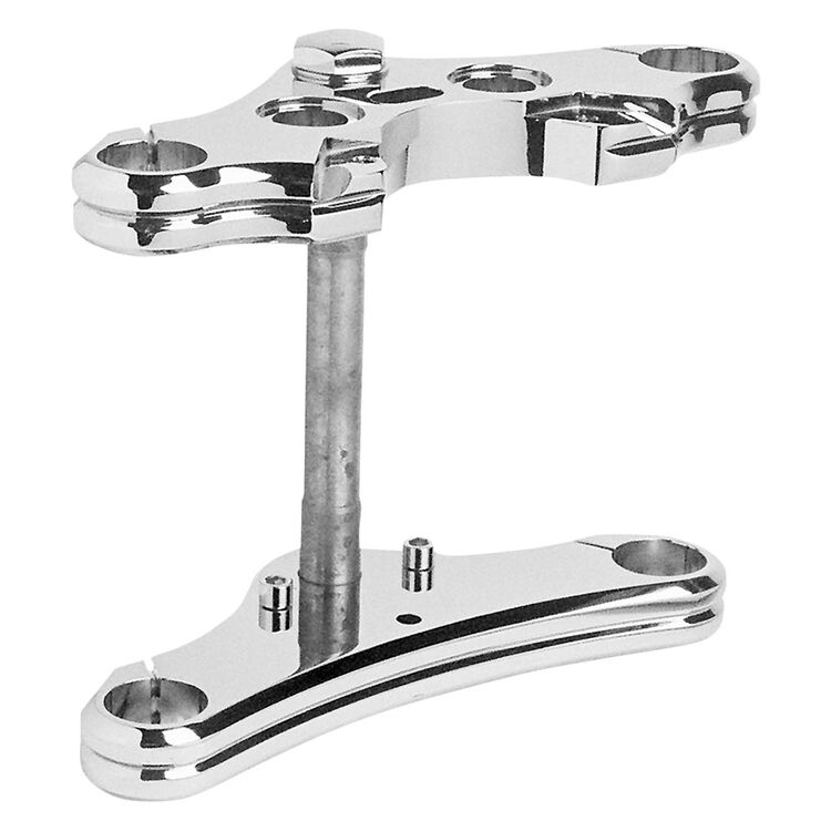 Accutronix Wide Glide Triple Tree Conversion Kit For Harley Dyna 2000-2003