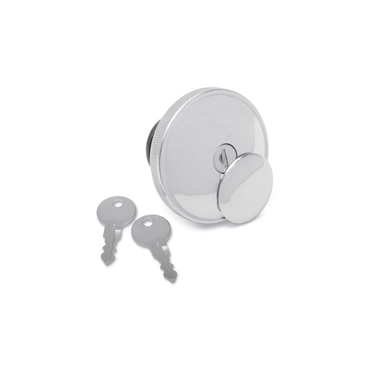 Biker's Choice Non-Vented Locking Gas Cap For Harley