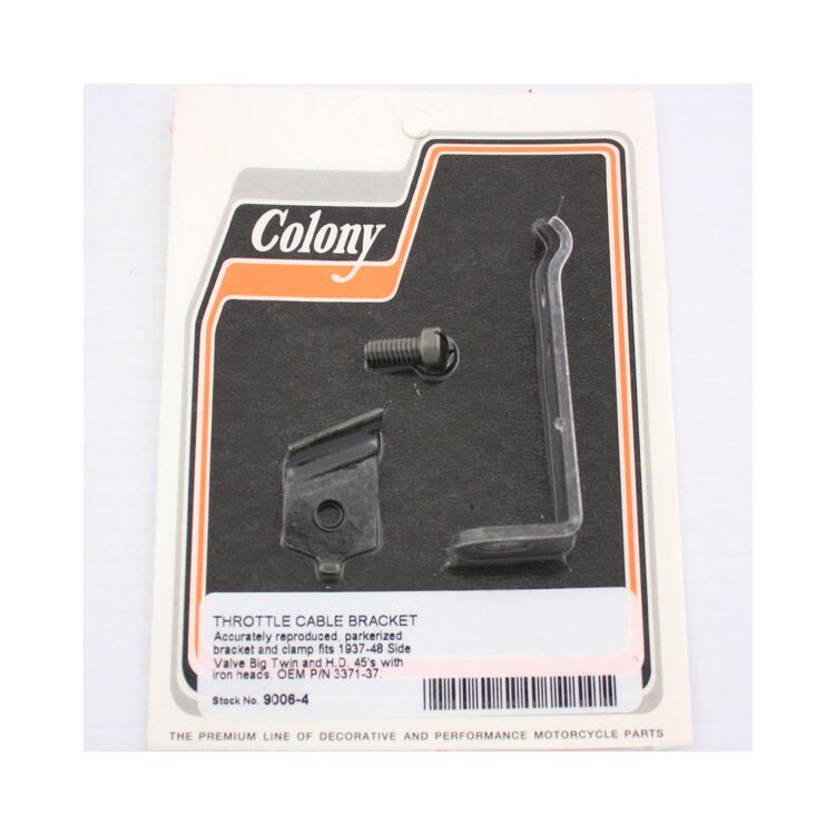 Colony Throttle Cable Clamp For Harley Big Twin 1937-1948