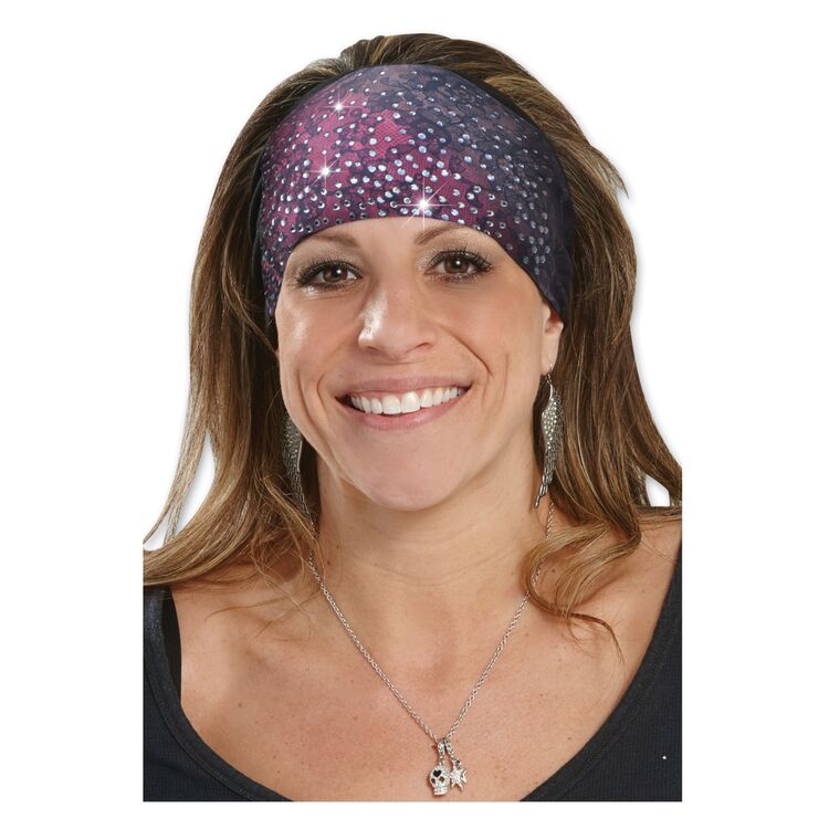 That’s A Wrap Rhinestone Lacy Lady Mauve Knotty Band