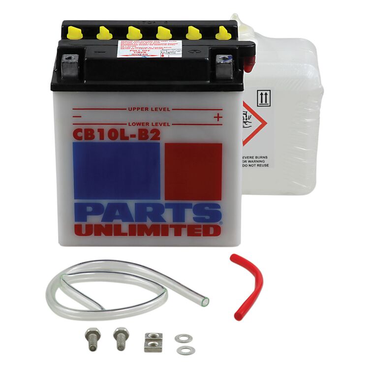 Parts Unlimited YB10L-B2 Heavy Duty Battery Kit Suzuki / Yamaha 1988-2010