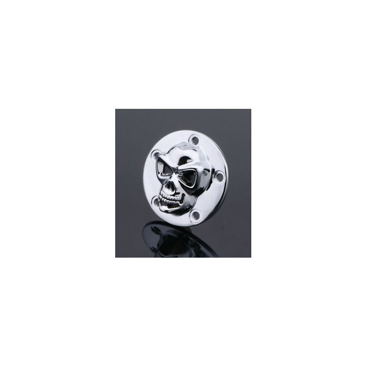 Drag Specialties 3-D Skull Points Cover For Harley Twin Cam 1999-2017
