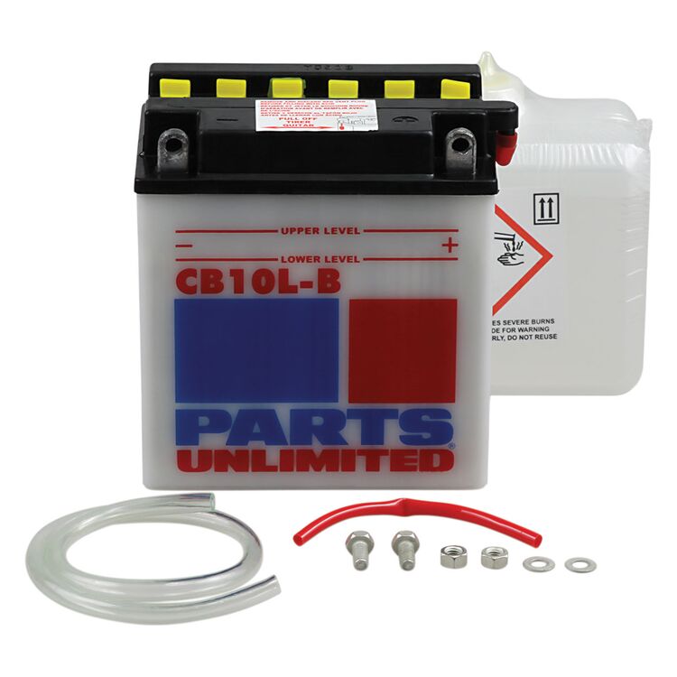 Parts Unlimited YB10L-B Heavy Duty Battery Kit Kawasaki / Suzuki / Yamaha 1966-1987