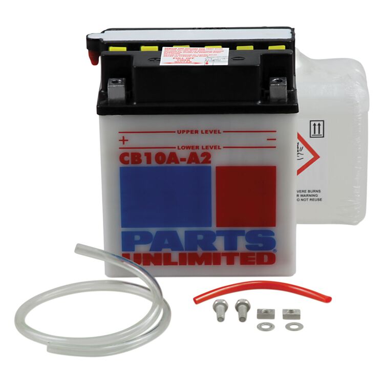 Parts Unlimited YB10A-A2 Heavy Duty Battery Kit Kawasaki KLF220 / KLF250 Bayou 1988-2009