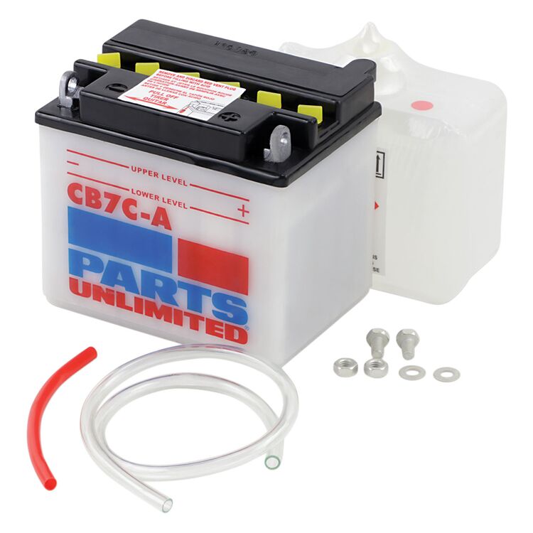 Parts Unlimited YB7C-A Heavy Duty Battery Kit Yamaha TW200 / XC125 1987-2016