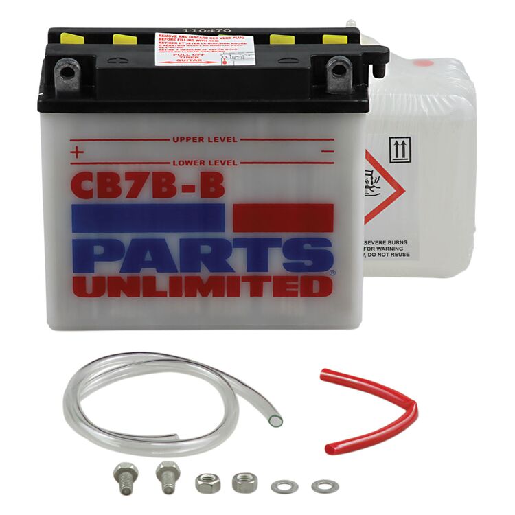 Parts Unlimited YB7B-B Heavy Duty Battery Kit Yamaha TTR225 1999-2004