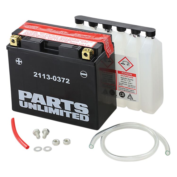 Parts Unlimited YT12B-BS AGM Battery Ducati / Kawasaki / Triumph / Yamaha