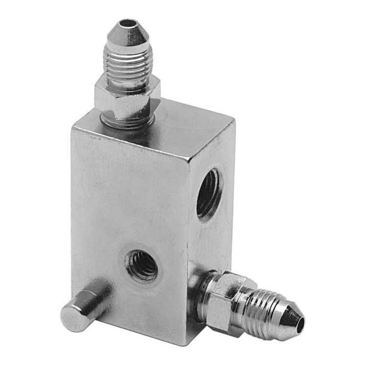 Drag Specialties Rear Brake Tee With Block And Brake Light Switch Hole