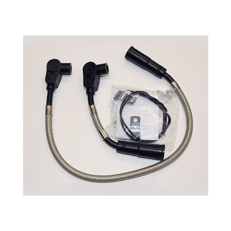 Sumax Taylor Stainless 8mm Spark Plug Wire Set For Harley Touring / Sportster 1999-2008