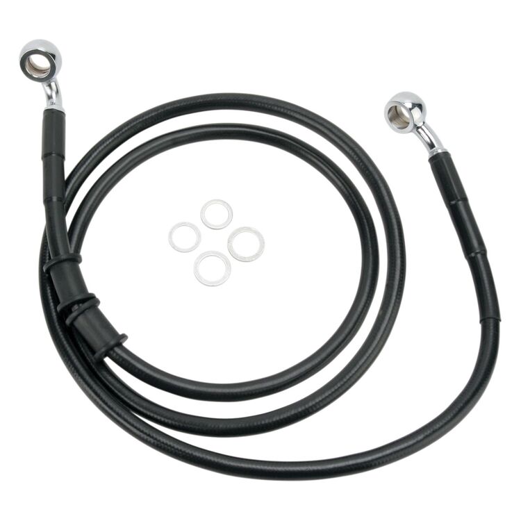 Drag Specialties Standard Length Front Brake Line Kit For Harley FXDL 2008-2009