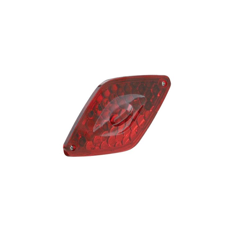 V-Twin Mfg. Replacement Diamond Style Red Lens