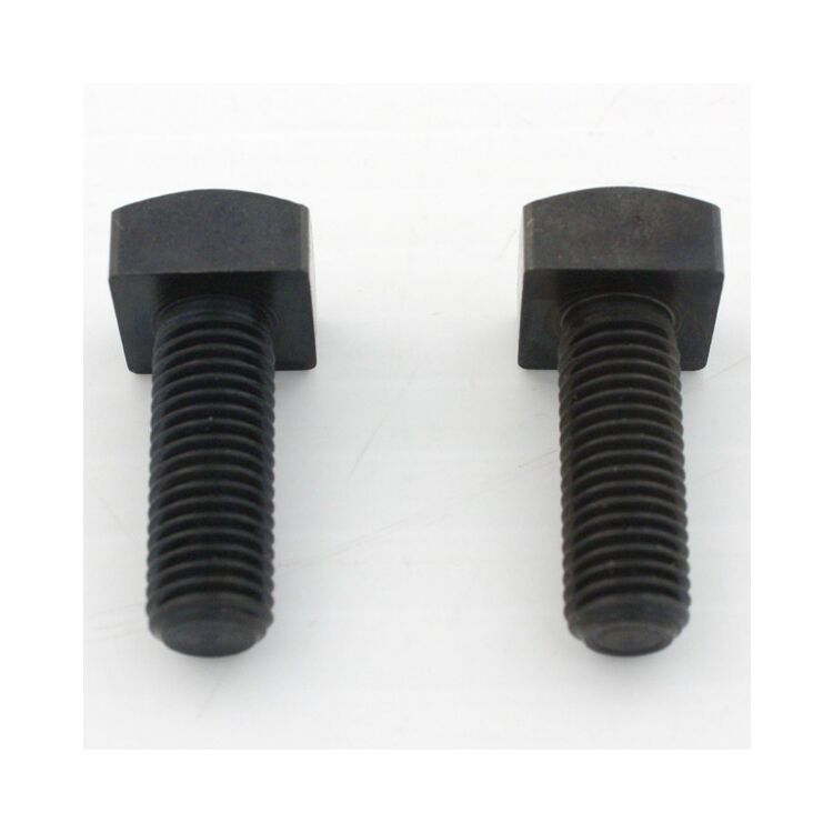 V-Twin Mfg. Auxiliary Seat Spring Square Head Bolts For Harley FL 1965-1984