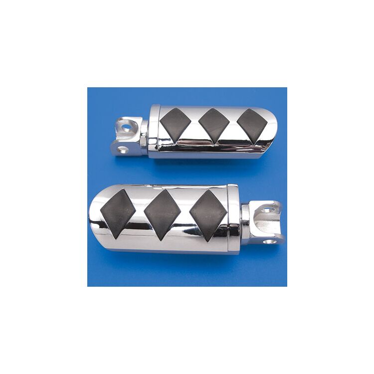 V-Twin Mfg. Diamond Design Adjustable Footpegs