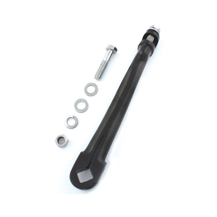 V-Twin Mfg. Black Straight Kick Arm For Harley FL 1954-1969
