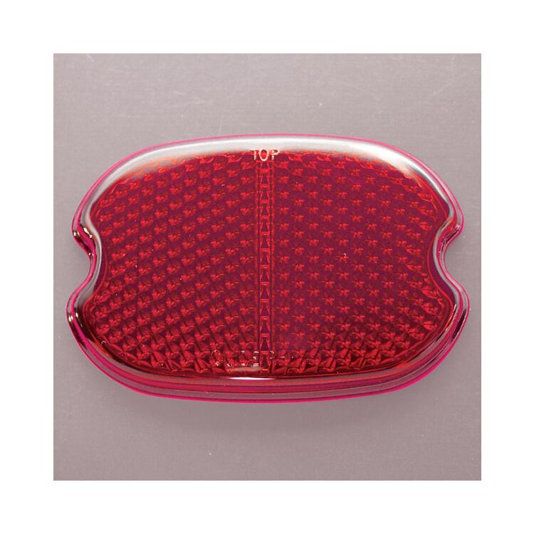 V-Twin Mfg. Red Rear Lens For Harley 1955-1972