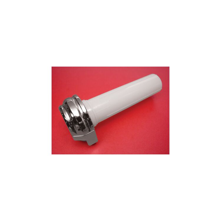 V-Twin Mfg. Single Cable Throttle Tube Assembly For 1" Bars