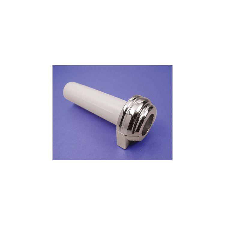 V-Twin Mfg. Dual Cable Throttle Tube Assembly For 1" Bars