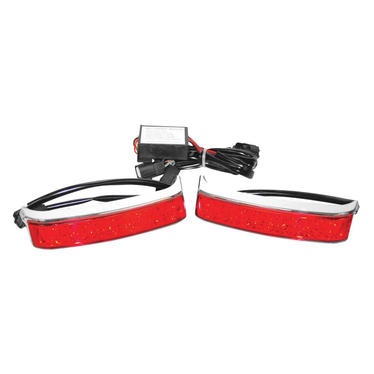 Letric Lighting Co. Stiletto Saddlebag LED Lights For Harley Touring 2014-2022