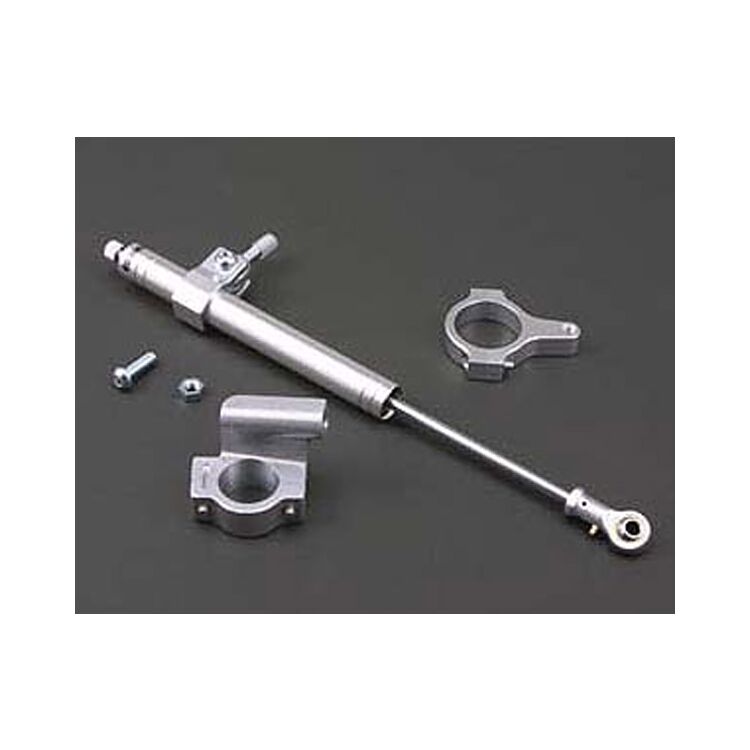 V-Twin Mfg. Steering Damper Kit For Harley Dyna 2006-2017