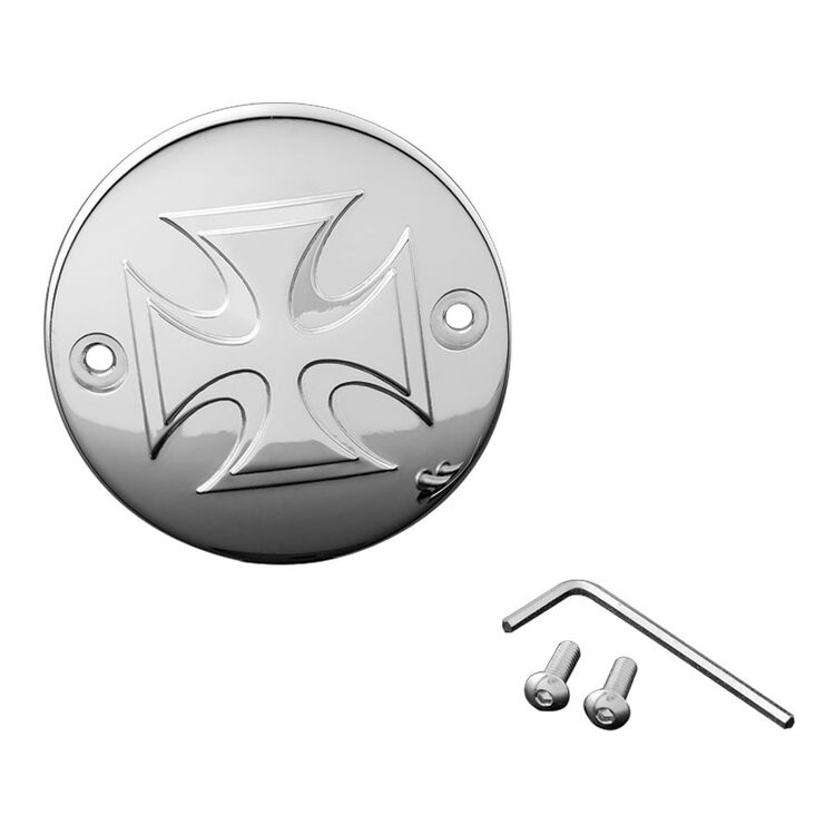 V-Twin Mfg. Red Baron 2-Hole Points Cover For Harley 1970-2022