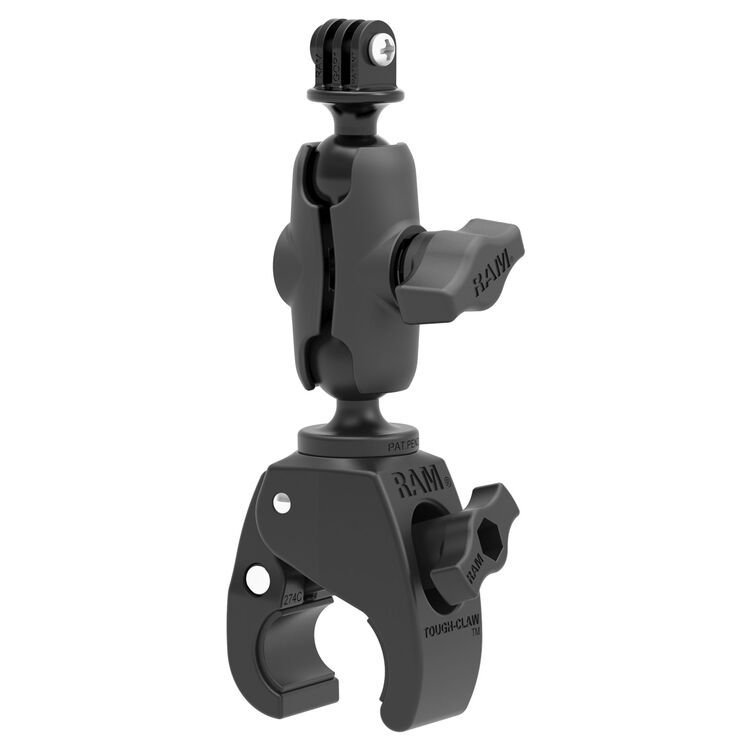 RAM Mounts Universal Action Camera Adapter With Small Tough-Claw Composite