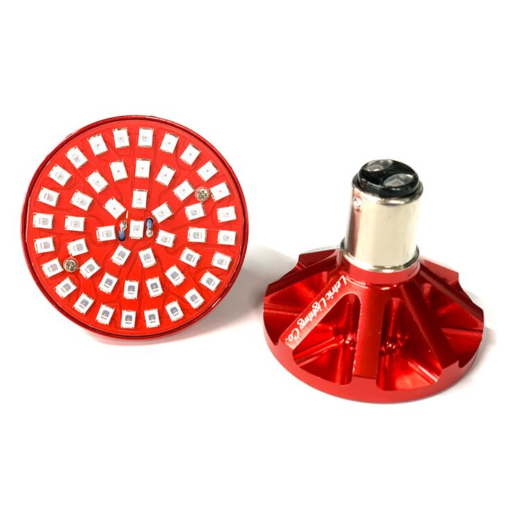 Letric Lighting Co. Premium Bullet Style LED Switchbacks 1157 Rear Signal Inserts For Harley