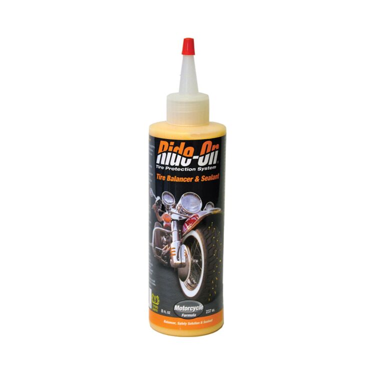 Ride-On Motorcycle Tire Balancer And Sealant