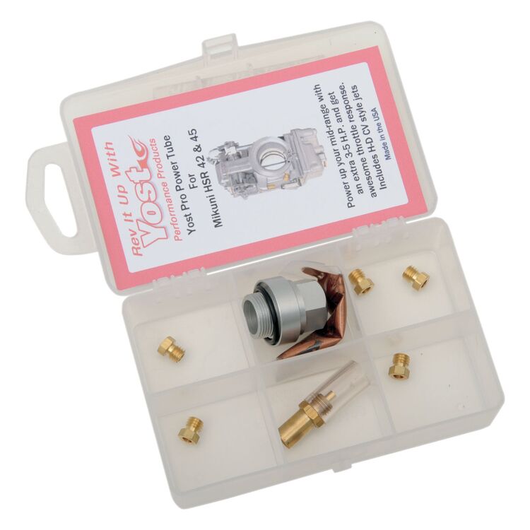 Yost Performance Power Tube For Mikuni HSR 42 / 45 Carbs For Harley