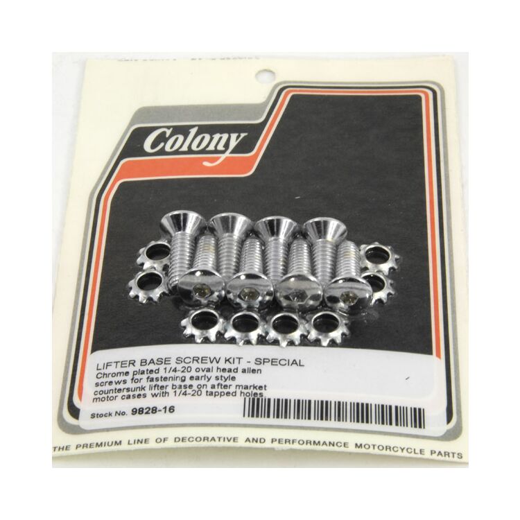 Colony Lifter Block Mounting Kit For Harley Big Twin With Aftermarket Cases 1936-1976