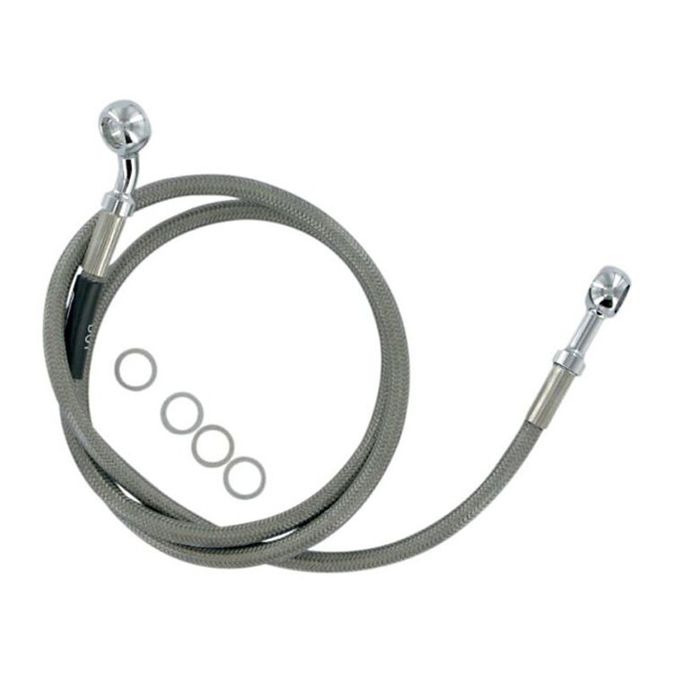 Russell Stainless Front Brake Line For Harley Softail Springer 1988-2006