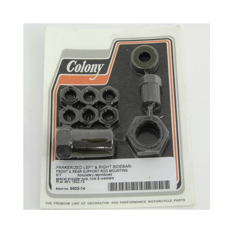 Colony Sidebar And Support Rod Mount Kit For Harley WL 1950-1951