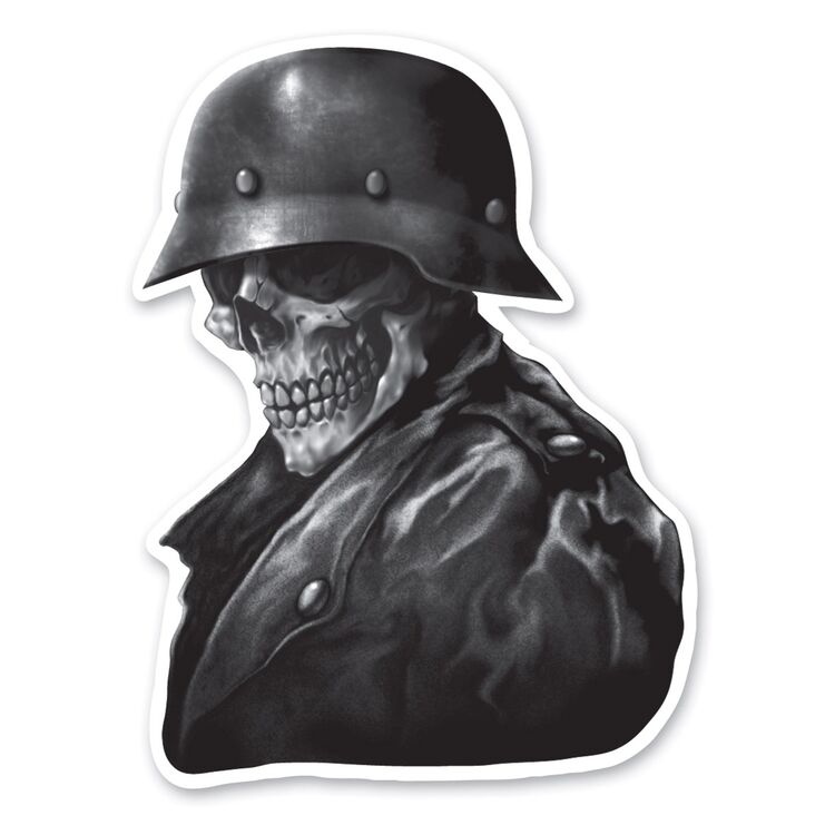 Lethal Threat Biker From Hell Mini Decal