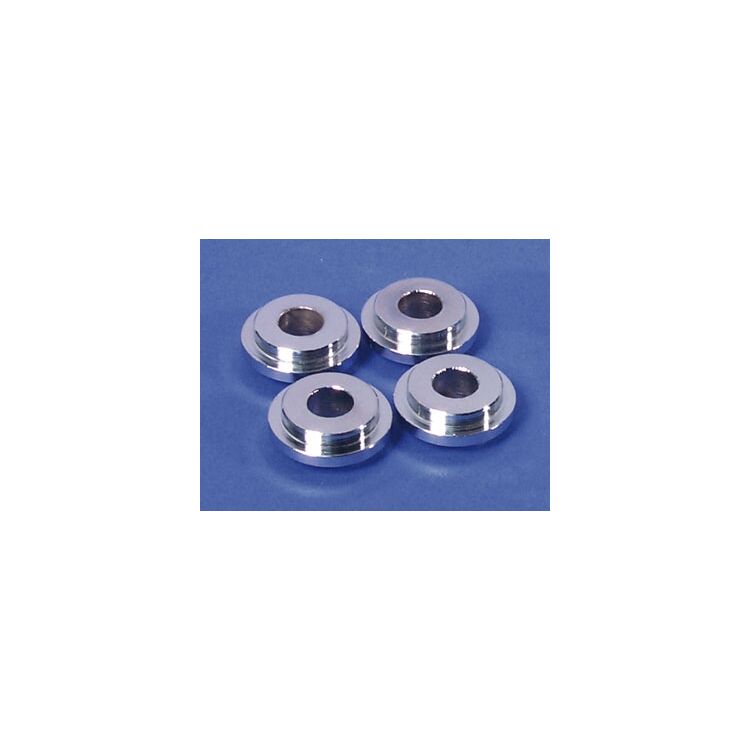 J&P Cycles Solid-Mount Riser Bushing Set For Harley 1986-2017