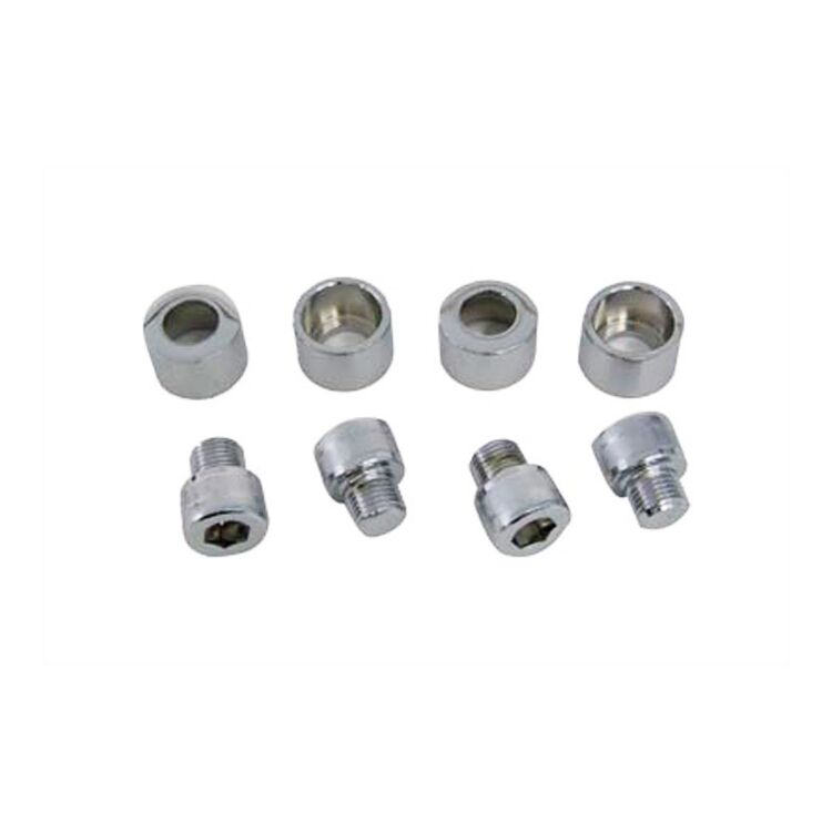 V-Twin Mfg. Socket Head Rocker Arm Shaft End Plugs For Harley 1970-1984